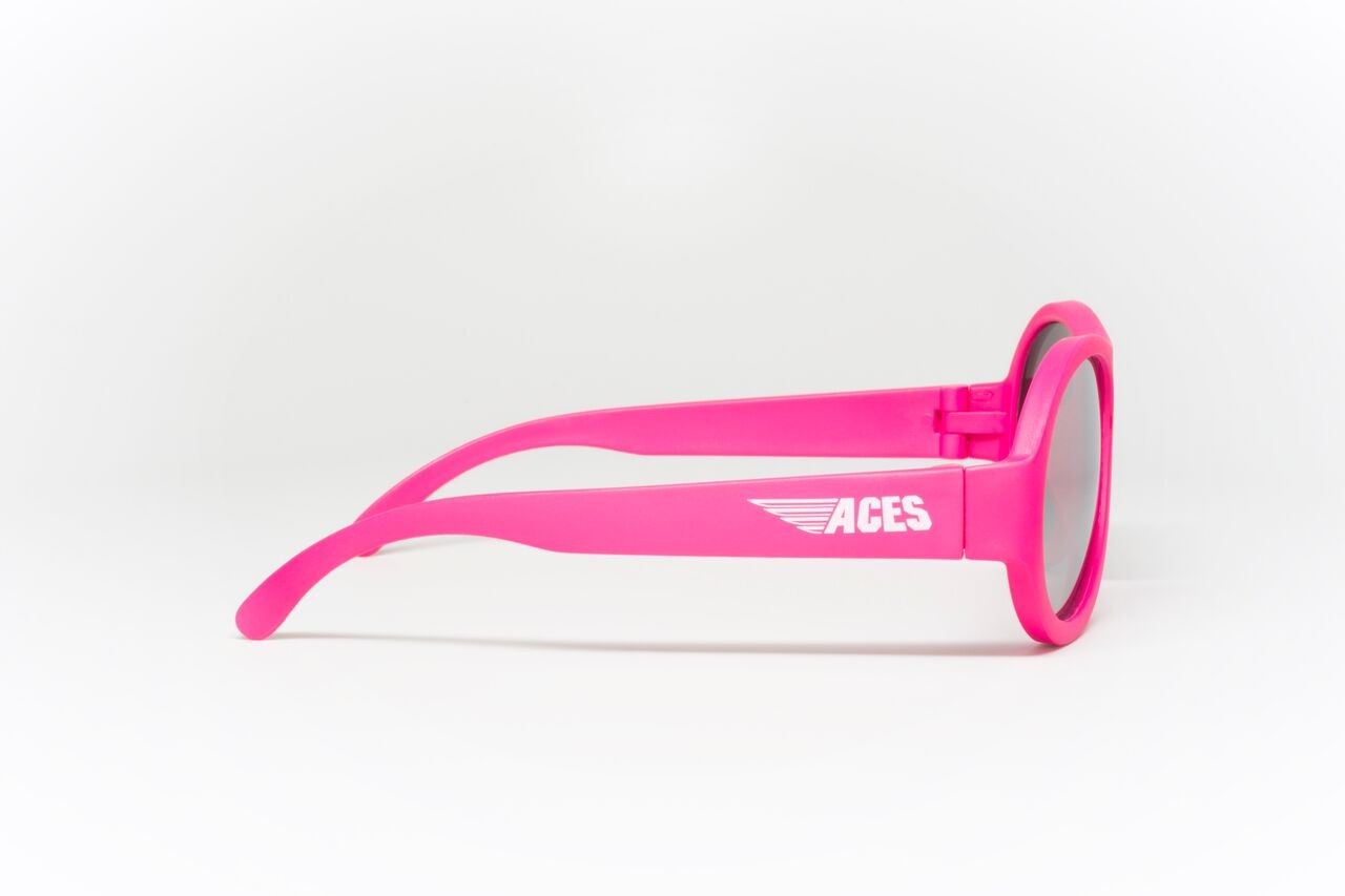 Babiators, Okulary przeciwsłoneczne Aces 7-14 Popstar Pink / Mirror Lens Babiators, Okulary przeciwsłoneczne Aces 7-14 Popstar Pink / Mirror Lens