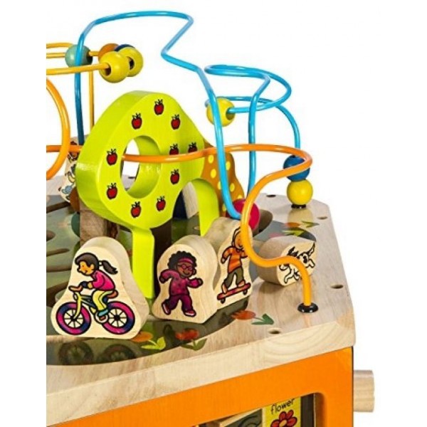 Btoys, GIGANTYCZNA drewniana kostka edukacyjna - 6 ścian bocznych Btoys, GIGANTYCZNA drewniana kostka edukacyjna - 6 ścian bocznych