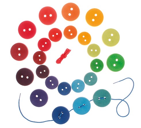 Grimm's, Duże kolorowe guziki do nawlekania