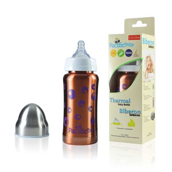 Termobutelka Pacificbaby 200 ml pomarańczowa