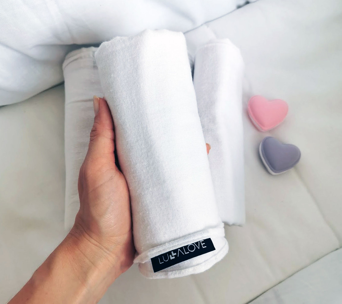 Lullalove, Flanela - zestaw dużych pieluch, 4 sztuki Lullalove, Flanela - zestaw dużych pieluch, 4 sztuki