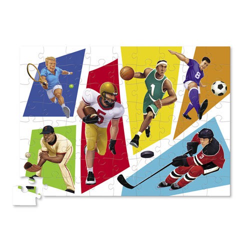 Crocodile Creek, Puzzle 72 elementy, Świat sportów Crocodile Creek, Puzzle 72 elementy, Świat sportów