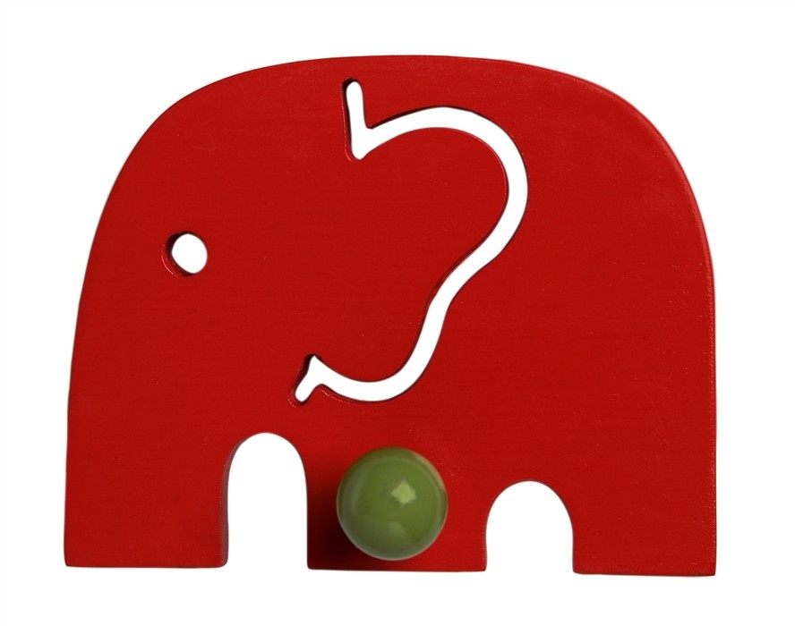 Franck & Fischer Wieszak Słon Czerwony