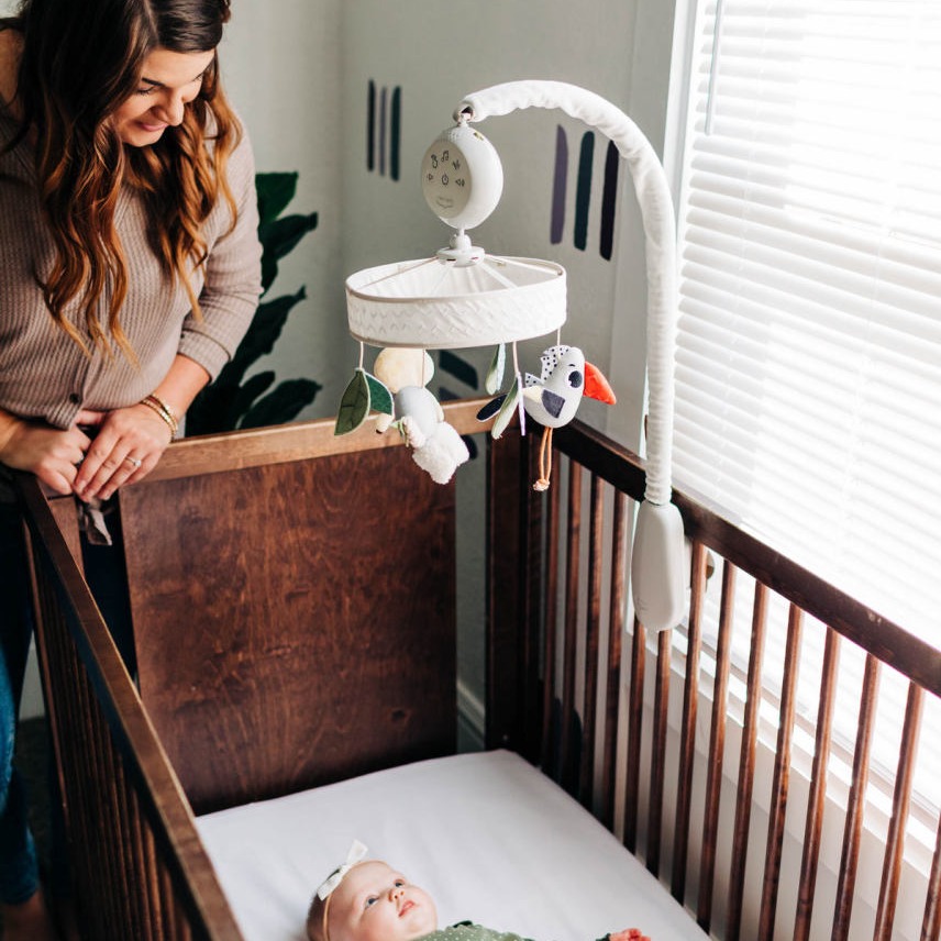 Tiny Love, Karuzela do łóżeczka z dźwiękami i szumem - Boho Chic
