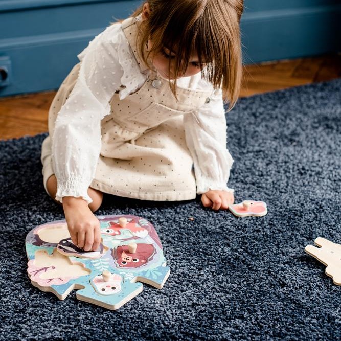 Janod, Puzzle drewniane Wesoły Las