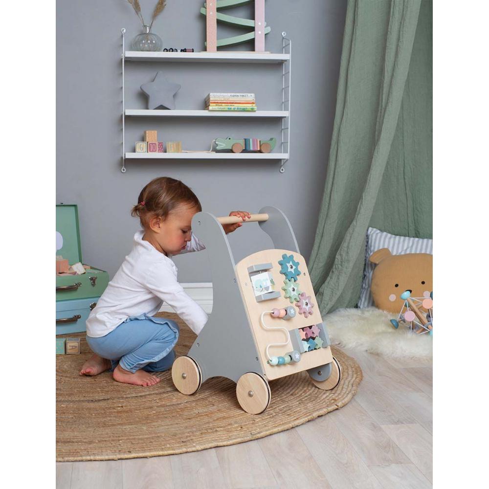 Jabadabado, Drewniany chodzik srebrny, pchacz