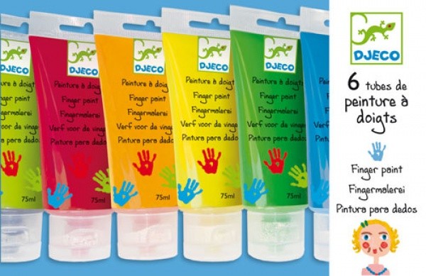 Djeco, farby do malowania palcami Djeco, farby do malowania palcami