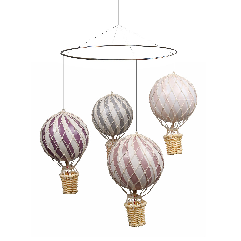 Filibabba, Karuzela Balony 4 szt. 10 cm Girl