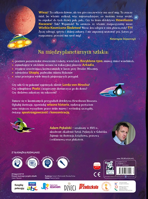 Kosmiczne Śledztwo Heweliusza Kwazara, Adam Pękalski Kosmiczne Śledztwo Heweliusza Kwazara, Adam Pękalski