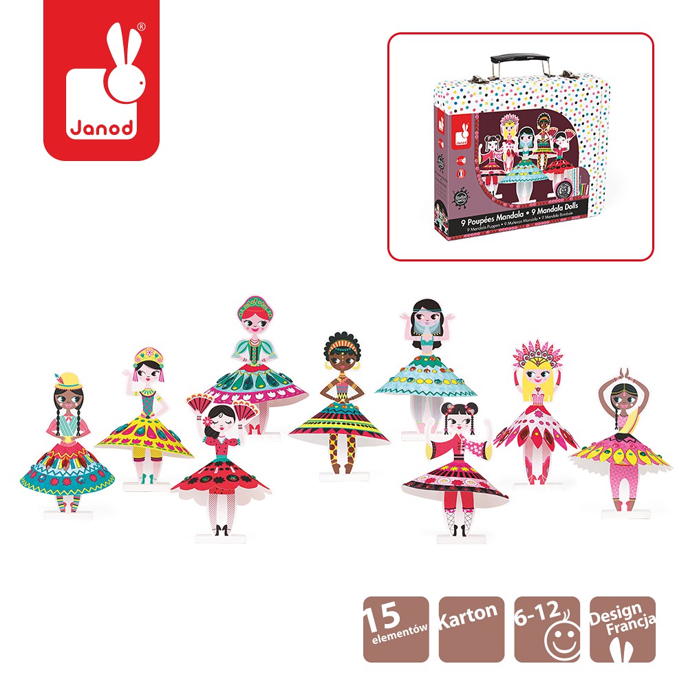 Janod, zestaw artystyczny Mandala Księżniczki świata,