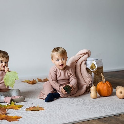 Toddlekind, Mata do zabawy piankowa podłogowa - Prettier Playmat Persian Sand Beige Toddlekind, Mata do zabawy piankowa podłogowa - Prettier Playmat Persian Sand Beige