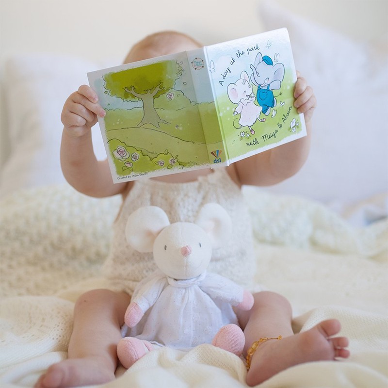 Meiya & Alvin, Zestaw prezentowy książeczka z lalką Meiya