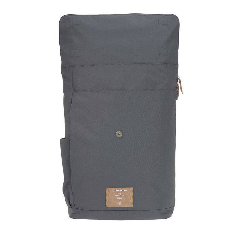 Lassig, Green Label Plecak dla mam z akcesoriami Rolltop Backpack Anthracite Lassig, Green Label Plecak dla mam z akcesoriami Rolltop Backpack Anthracite