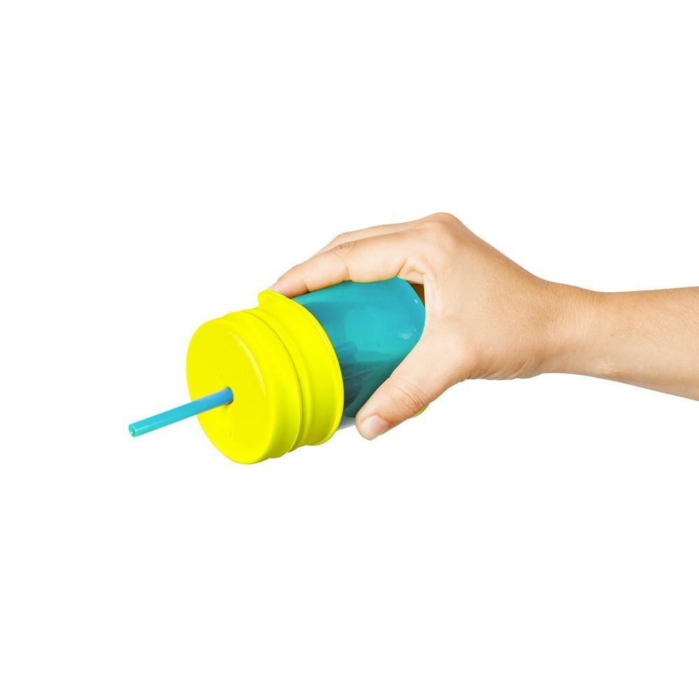 Boon, Snug Kubek+silikonowe nakładki i słomki 3szt. Boy