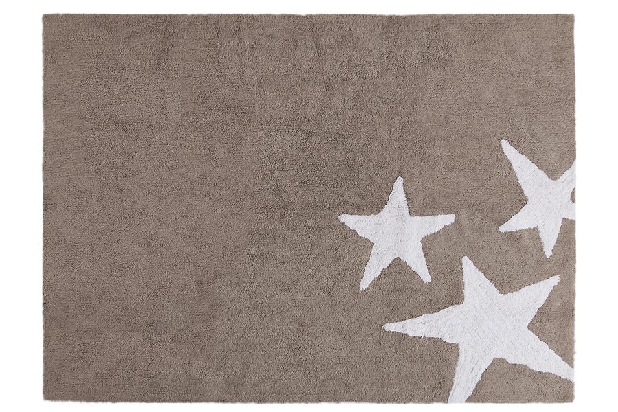 Dywan do prania w pralce Tres Estrellas Tricolor Linen White