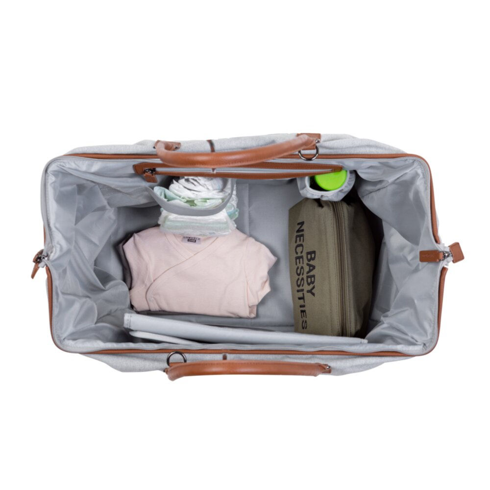 Childhome, Torba Mommy bag Kanwas Szara Childhome, Torba Mommy bag Kanwas Szara