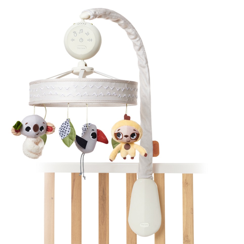 Tiny Love, Karuzela do łóżeczka z dźwiękami i szumem - Boho Chic