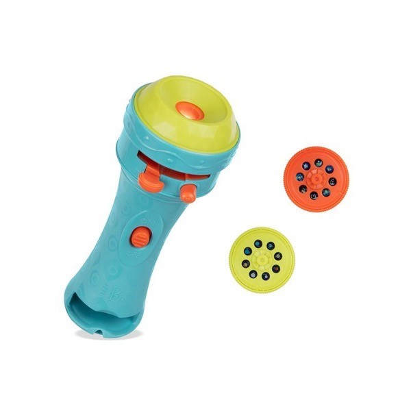 Btoys, Projektor z dwoma wymiennymi nakładkami do wyświetlania (planety i kosmici) Light Me to the Moon Btoys, Projektor z dwoma wymiennymi nakładkami do wyświetlania (planety i kosmici) Light Me to the Moon