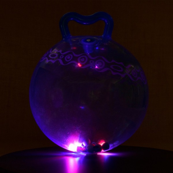 B Toys, Przeźroczysta piłka do skakania NIEBIESKA