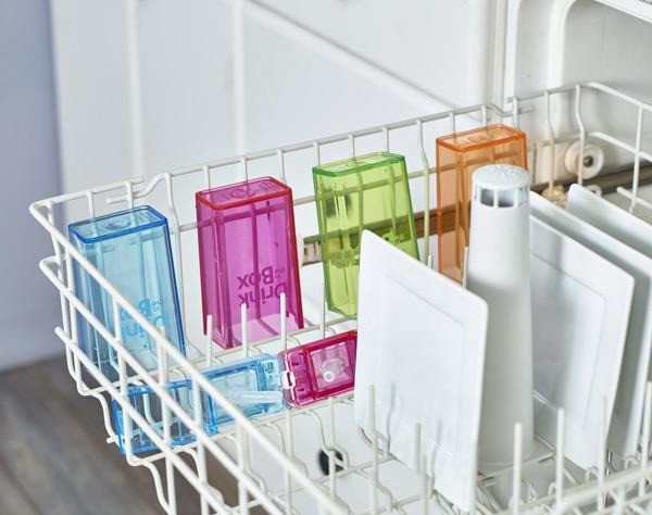 Drink In The Box, Bidon ze słomką green 240ml