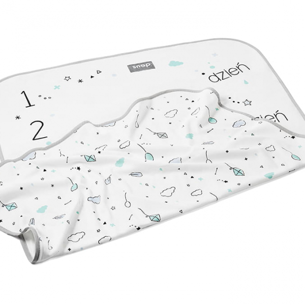 Snap the moment, foto-kocyk minty white Snap the moment, foto-kocyk minty white