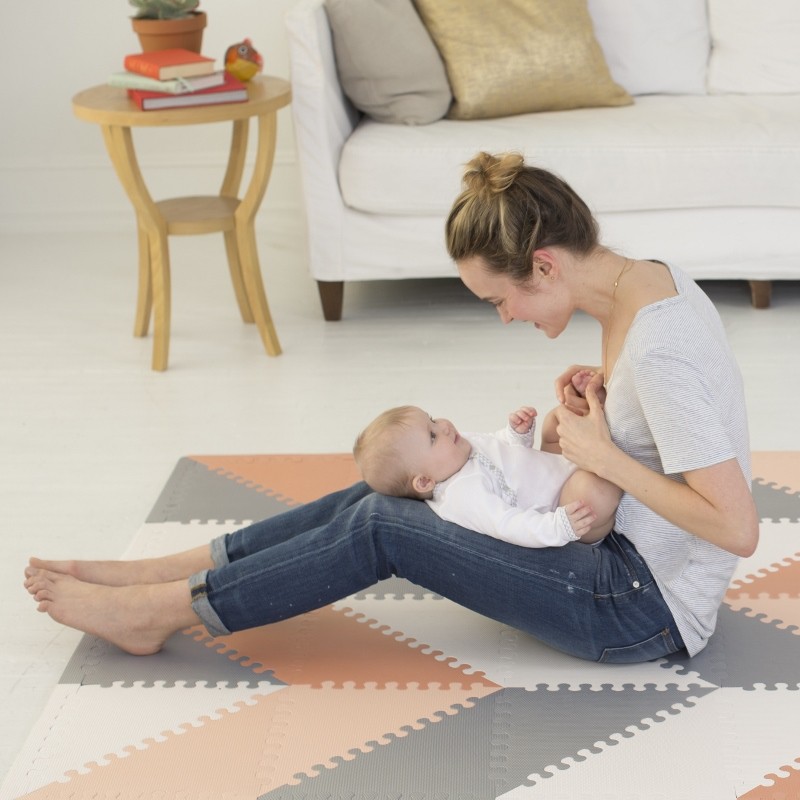 Skip Hop, mata piankowa Playspot Grey Peach GEO Skip Hop, mata piankowa Playspot Grey Peach GEO