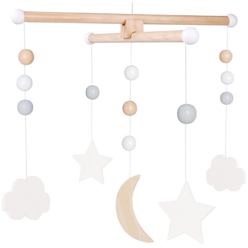 JaBaDaBaDo, drewniane mobile chmurka