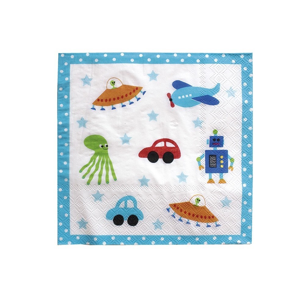 JaBaDaBaDo, Niebieskie serwetki robot JaBaDaBaDo, Niebieskie serwetki robot