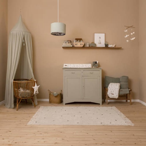 Little Dutch, Otulacz 120 x 120 cm Sailors Bay White Little Dutch, Otulacz 120 x 120 cm Sailors Bay White