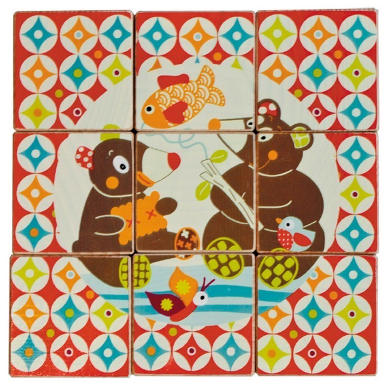 WOODOURS, Klocki wielofunkcyjne miś WOODOURS, Klocki wielofunkcyjne miś