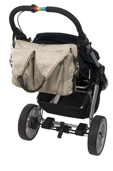 Lassig, ekologiczna torba Green Label Neckline Bag Choco Melange