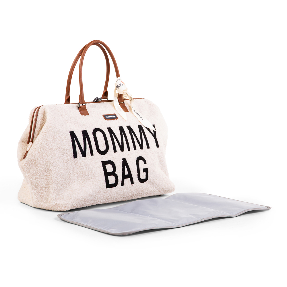 Childhome, Torba Mommy Bag Teddy Bear White (Limited Edition) Childhome, Torba Mommy Bag Teddy Bear White (Limited Edition)