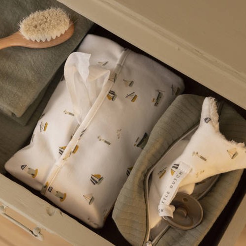 Little Dutch, Otulacz 120 x 120 cm Sailors Bay White Little Dutch, Otulacz 120 x 120 cm Sailors Bay White