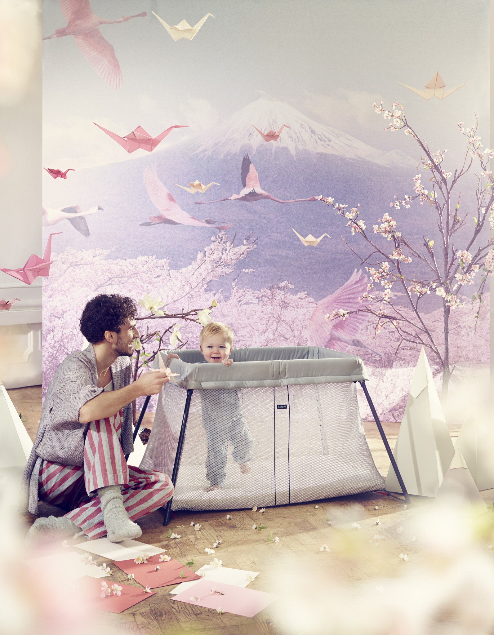 BABYBJORN - łóżeczko turystyczne LIGHT - czarny