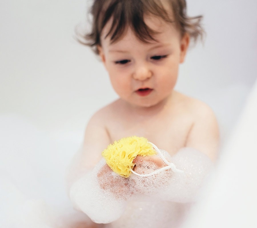 Lullalove, duża gąbka + myjka Kraina Mlekiem i Miłością Płynąca Lullalove, duża gąbka + myjka Kraina Mlekiem i Miłością Płynąca