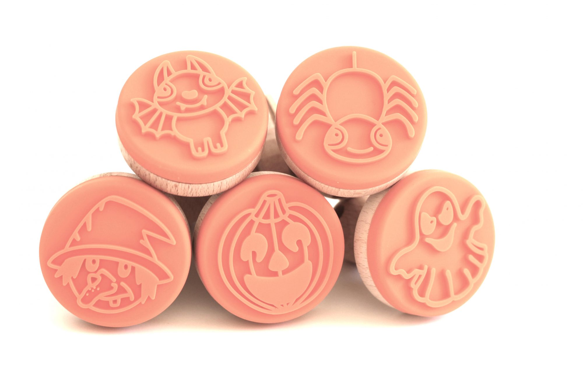 Ailefo, Zestaw 5 stempli w bawełnianej torbie, kolekcja Halloween