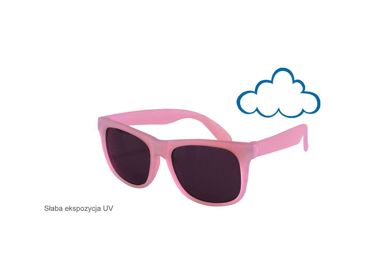 Real Kids, Okulary przeciwsłoneczne, Switch Light Pink-Pink 2-4 lata