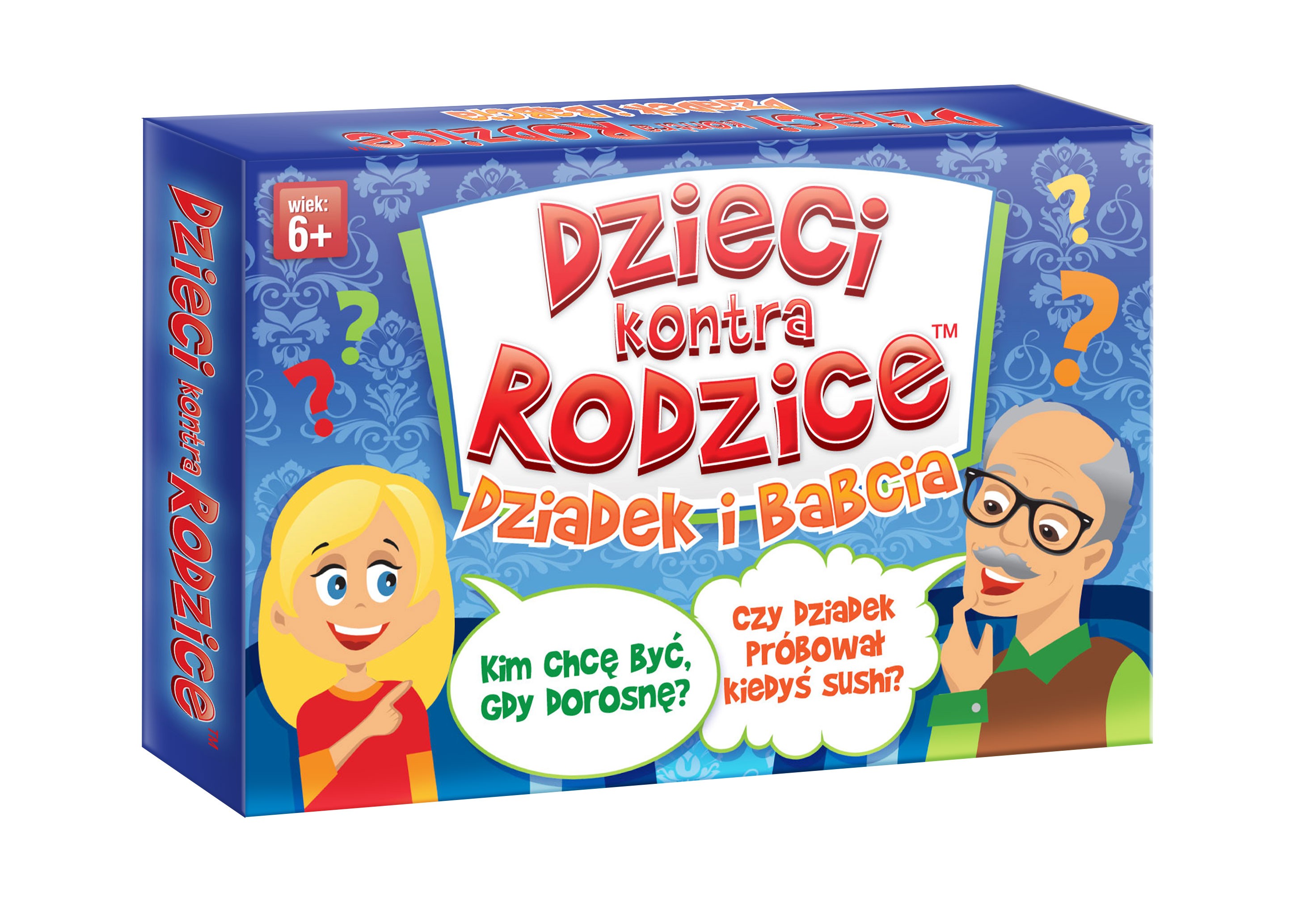 Gra dziadek i babcia dzieci kontra rodzice