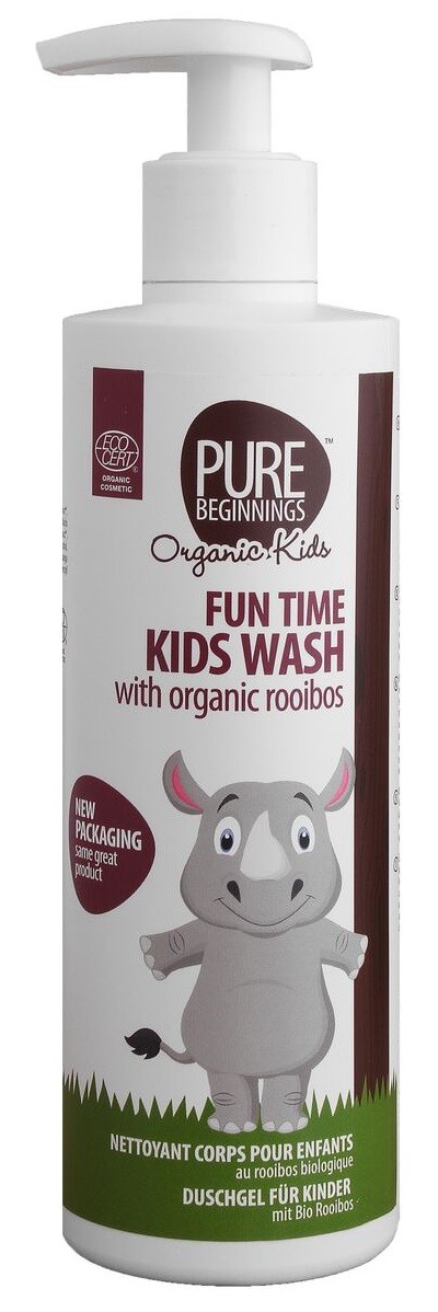 Pure Beginnings Organic Kids, Bąbelkowy Żel do Mycia Ciała z Organicznym Rooibosem, 250ml