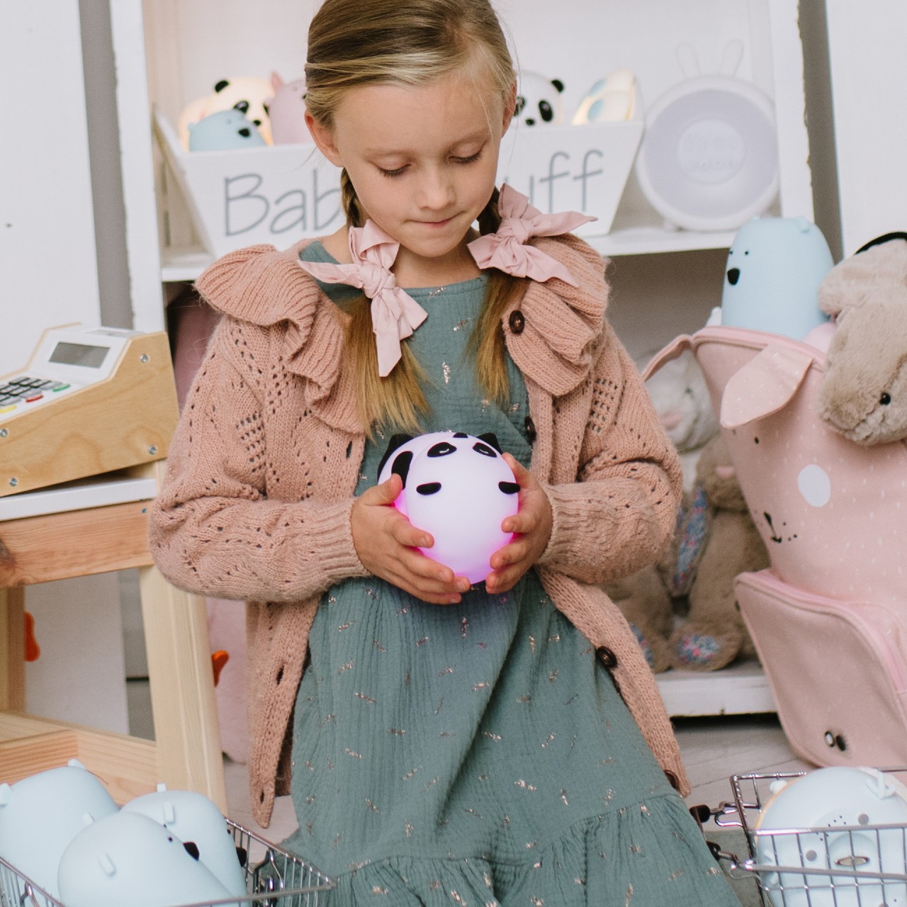 Rabbit&Friends, Lampka Panda z głośniczkiem