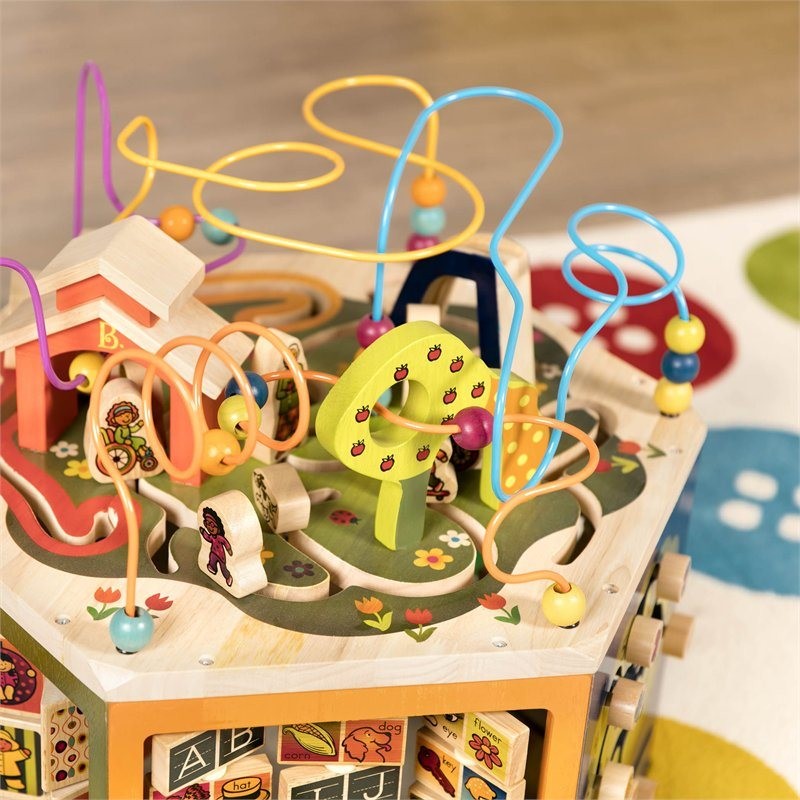 Btoys, GIGANTYCZNA drewniana kostka edukacyjna - 6 ścian bocznych Btoys, GIGANTYCZNA drewniana kostka edukacyjna - 6 ścian bocznych