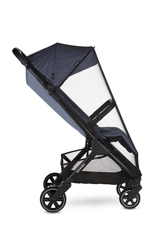 Easywalker, Jackey Kompaktowy, samoskładający się wózek spacerowy z torbą transportową Steel Grey Easywalker, Jackey Kompaktowy, samoskładający się wózek spacerowy z torbą transportową Steel Grey