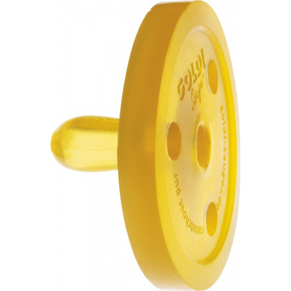 Ekologiczny kauczukowy smoczek uspokajacz - tradycyjny owalny XS 0 mcy bez uchwytu