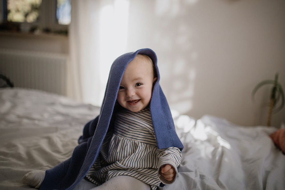 My Memi, Bambusowy kocyk 80x100 denim