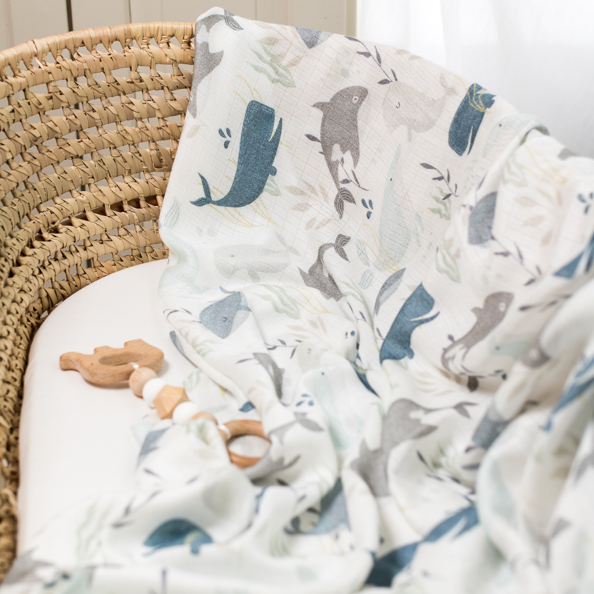 ColorStories, Otulacz S bambusowy Ocean ColorStories, Otulacz S bambusowy Ocean