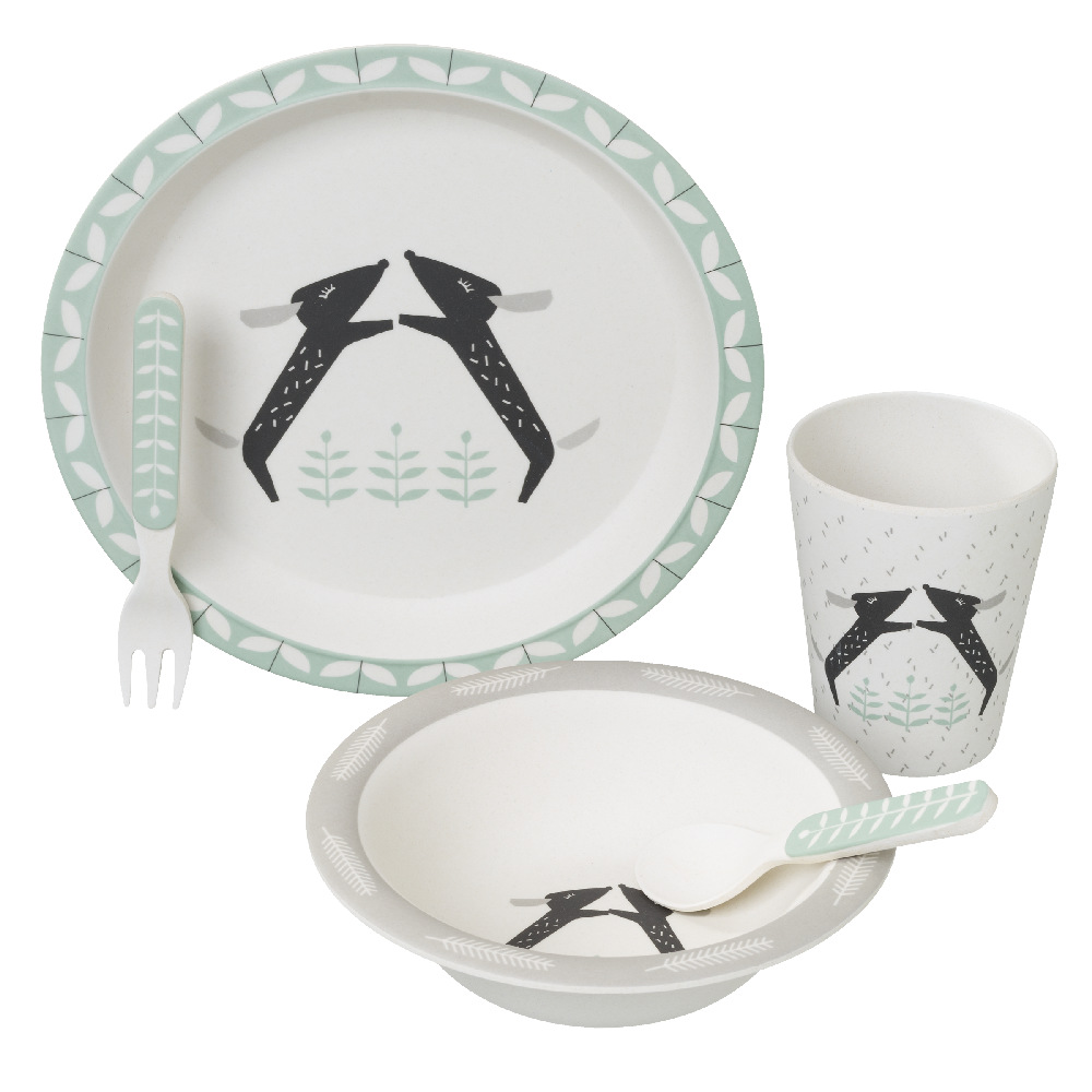 Fresk, Bambusowy zestaw obiadowy Dachsy Fresk, Bambusowy zestaw obiadowy Dachsy