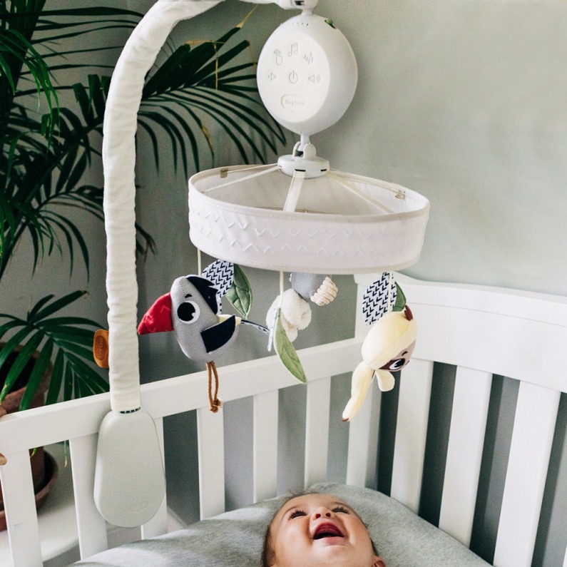 Tiny Love, Karuzela do łóżeczka z dźwiękami i szumem - Boho Chic