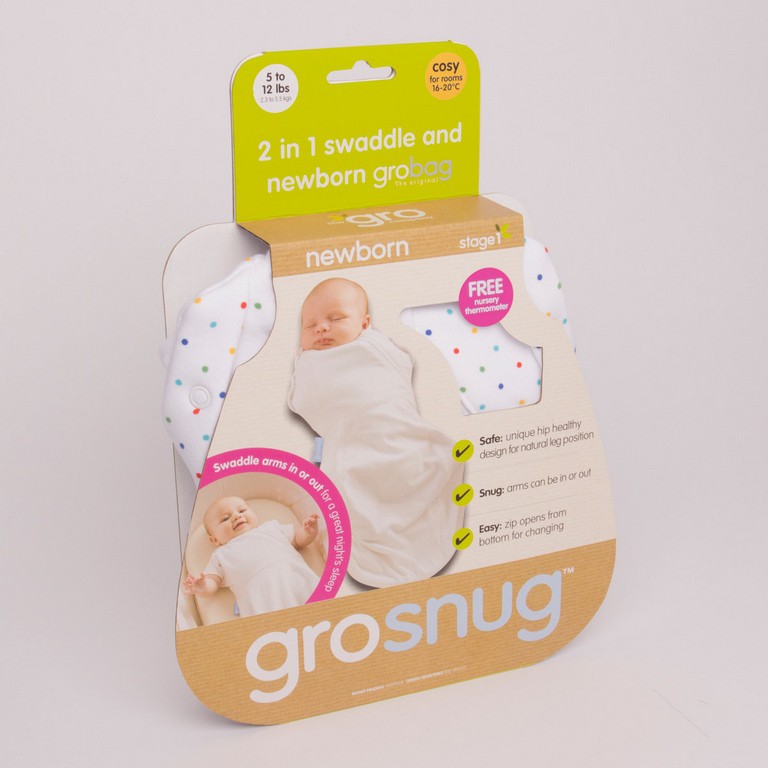 Gro Company, otulacz-śpiworek Grosnug Polka Party,