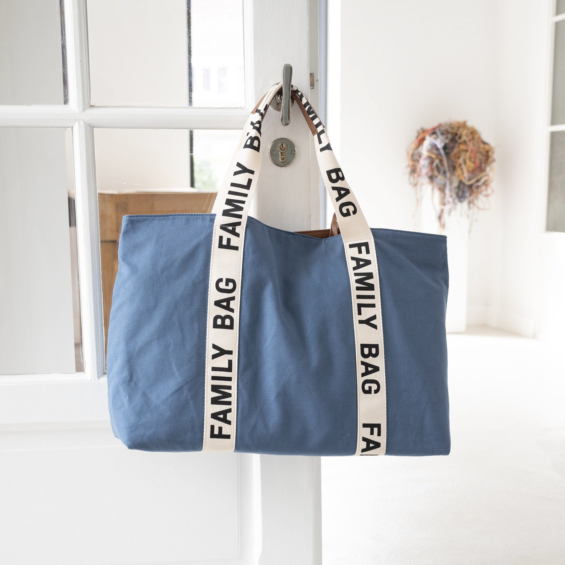 Torba Family Bag Signature Niebieska