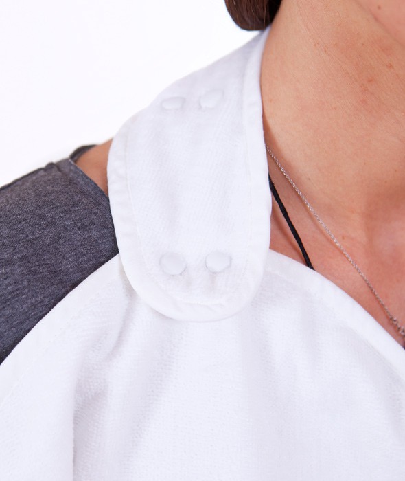 Ręcznik do kąpieli dla dziecka  - BABYHUG biały